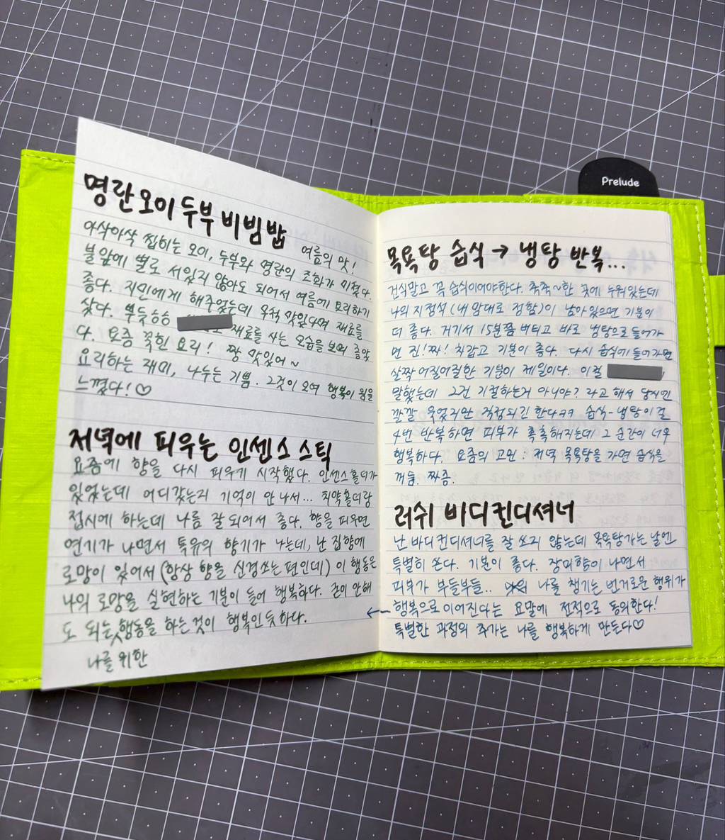 행복노트라는거..... 기분 우울할때 읽으면 행복해짐 | 인스티즈