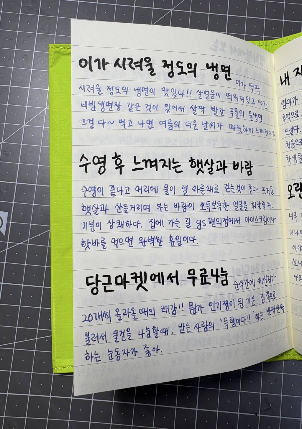 행복노트라는거..... 기분 우울할때 읽으면 행복해짐 | 인스티즈