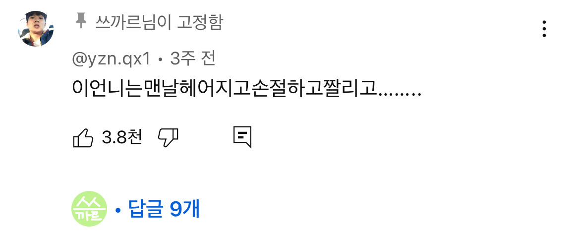 이별 실직 손절이 콘텐츠인 유튜버 | 인스티즈