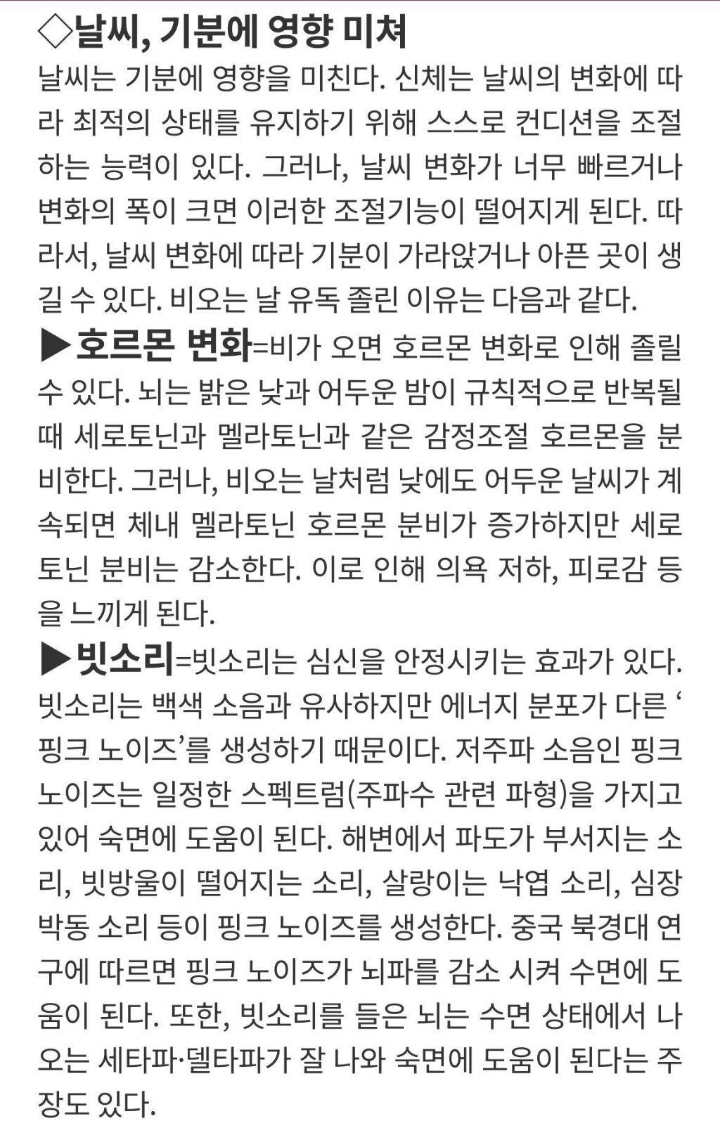 비 오는 날 유독 나른하고 졸린 이유 | 인스티즈