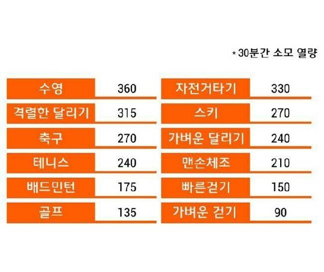 칼로리 태우기 사기 수준인 운동.jpg | 인스티즈