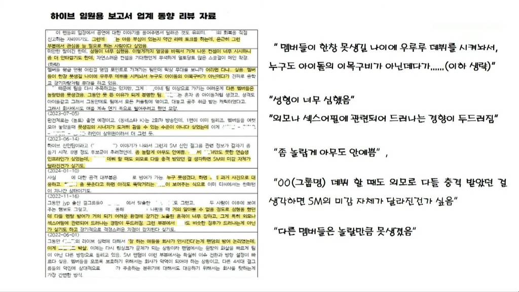 내가 보려고 만든 2024년 국감 하이브 파묘 정리본 | 인스티즈