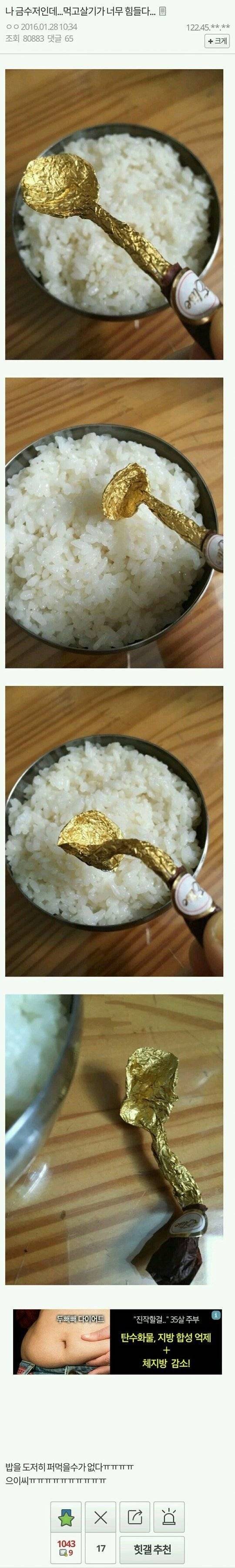 나 금수저인데...먹고 살기가 너무 힘들다... | 인스티즈
