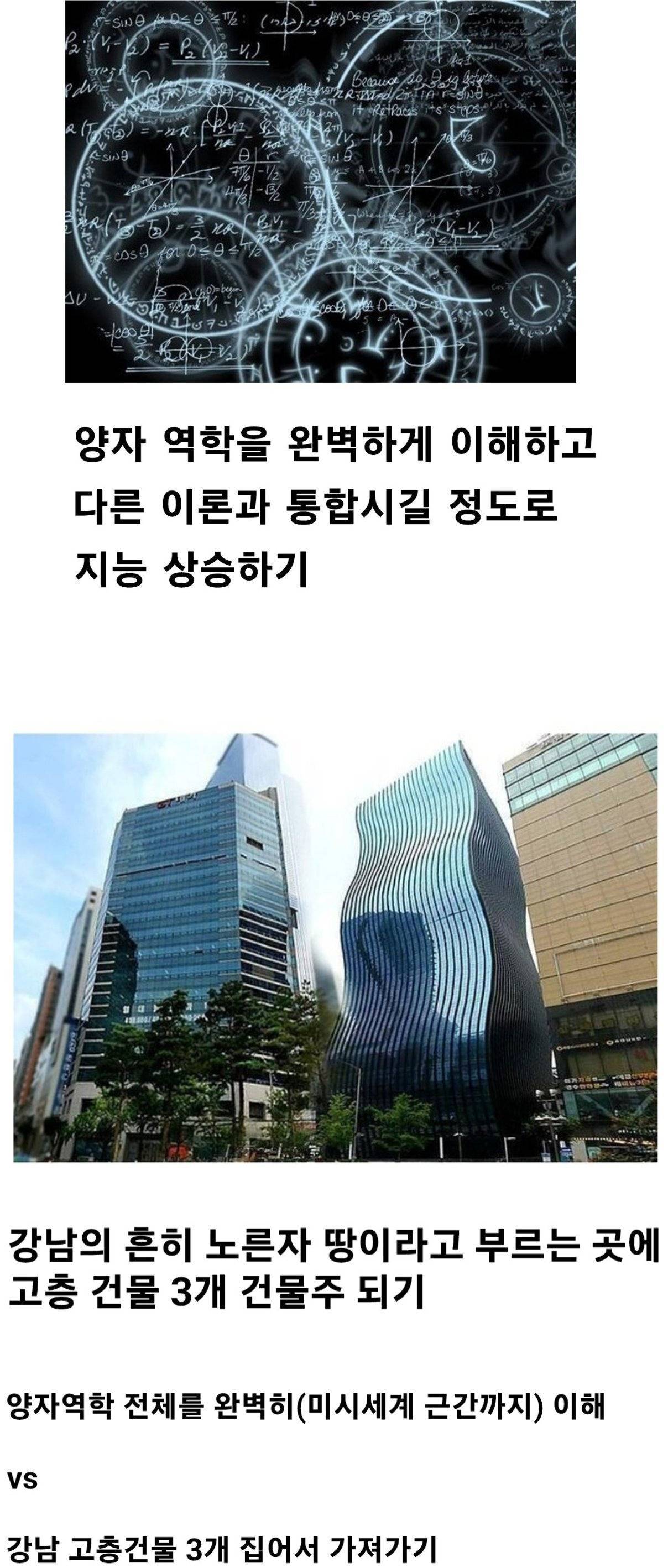 양자역학 이해하기 vs 강남 건물 3채 받기 | 인스티즈