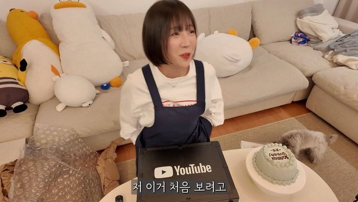 다이아버튼 개봉한 쯔양 | 인스티즈