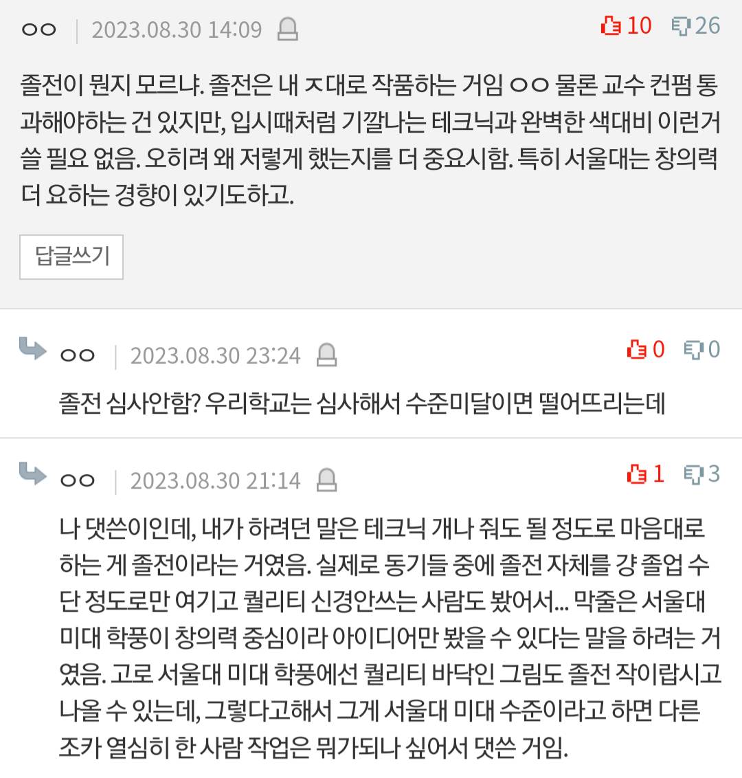 [네이트판] 근데 서울대 미대는 그림실력 안 보나 | 인스티즈