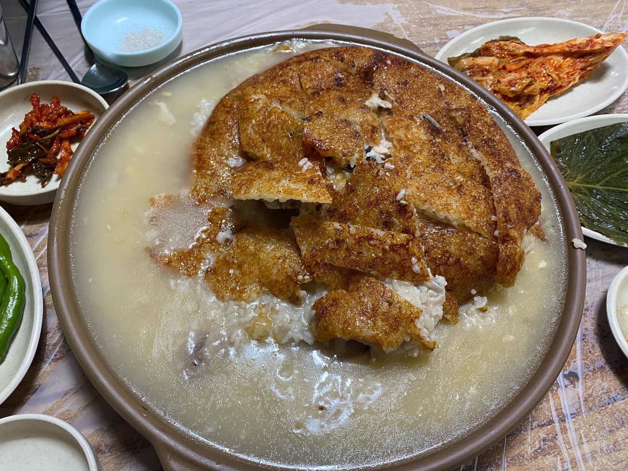 누룽지 닭백숙의 누룽지vs구이통닭 속 찹쌀밥 | 인스티즈