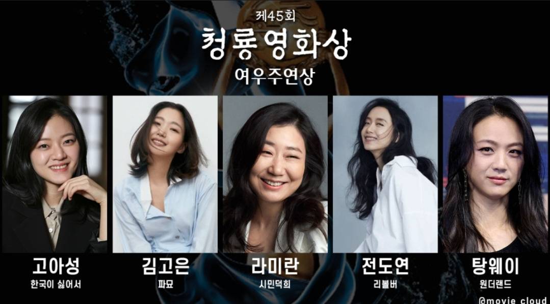 올해 청룡영화상(청룡영화제) 후보 | 인스티즈