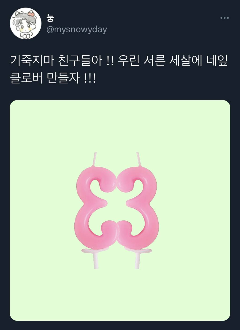 여러분들 스물 두 살 생일에 꼭 이거 하세요.twt | 인스티즈