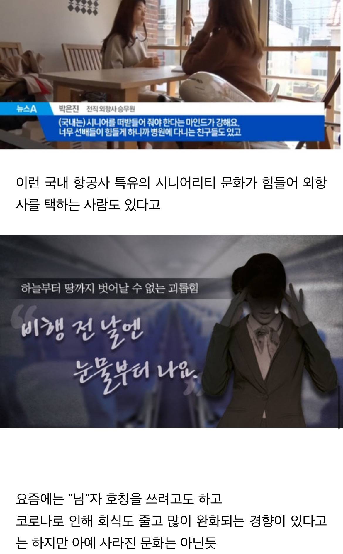 국내 승무원 군기 문화 현실 | 인스티즈