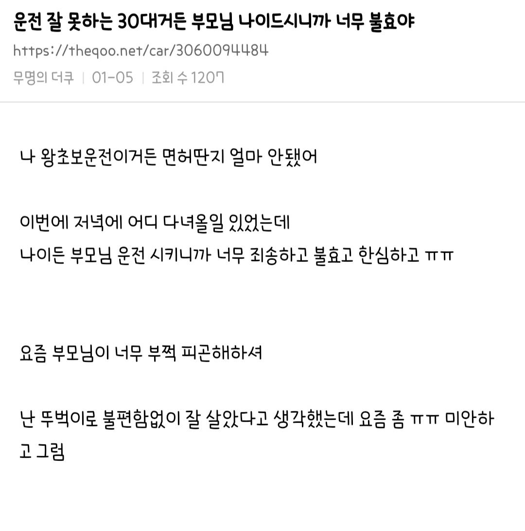 운전면허 절대 안따려고했던 사람들도 어쩔수없이 따는 경우 | 인스티즈