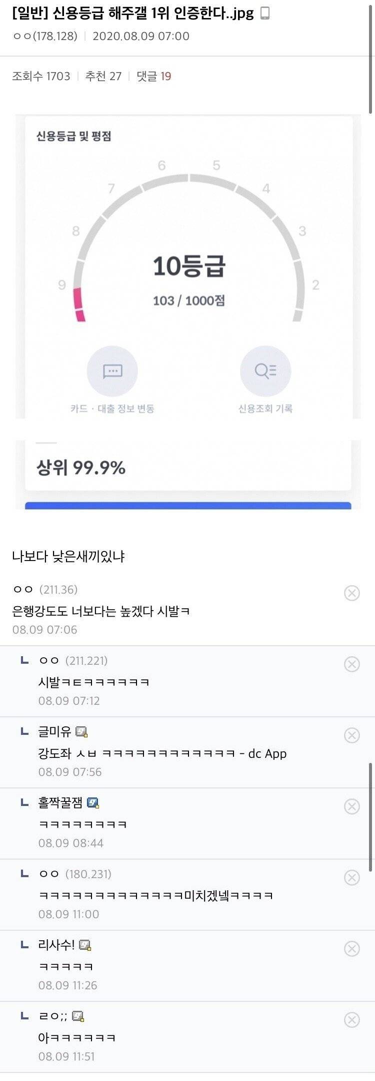 해외주식갤러리 신용등급 1등 | 인스티즈