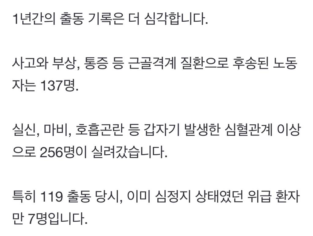 예견됐던 쿠팡의 죽음들119 출동 기록 입수 | 인스티즈