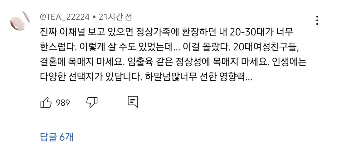 하말넘많 영상 보고 후회한다는 댓글.jpg | 인스티즈