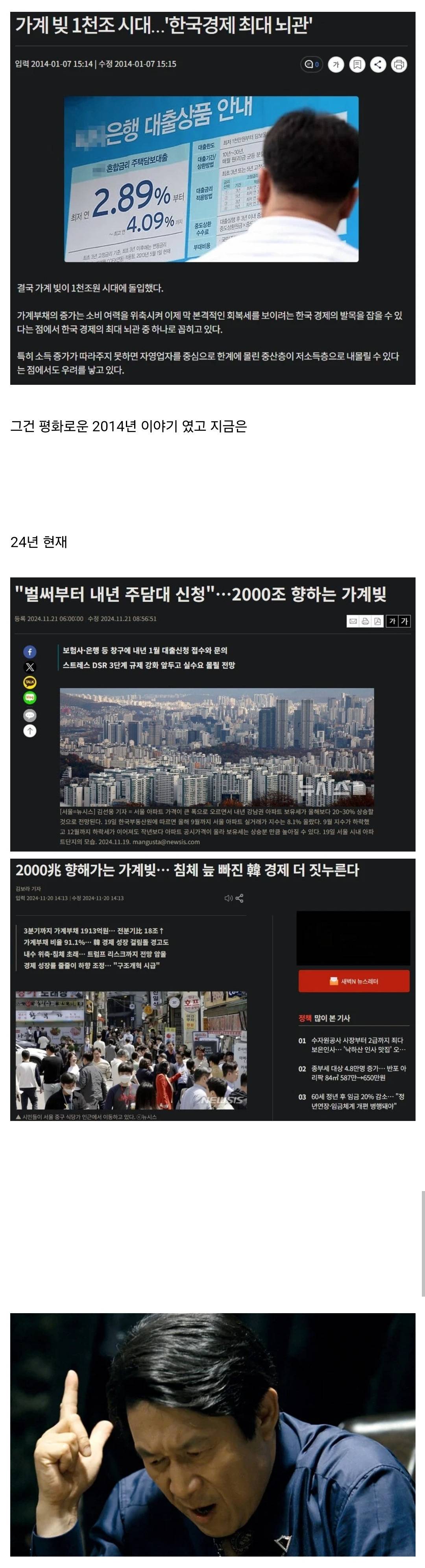 가계 빚 1000조의 시대에 살고 있는 한국 | 인스티즈