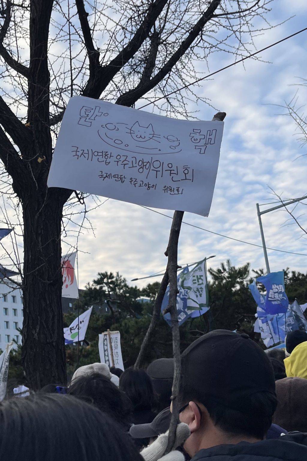 탄핵 시위= 대짱잼 깃발 대회 | 인스티즈