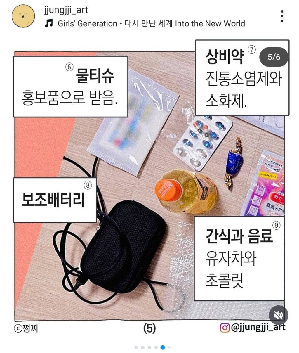 시위용가방 물건들 공개한 인스타 작가 | 인스티즈