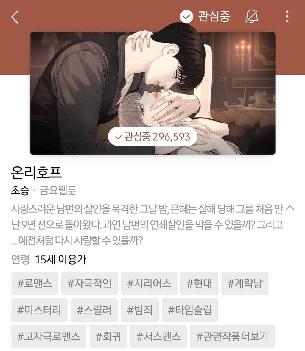 하나쯤은 취향에 맞으실듯한 작성자의 네이바웹툰 찜목록 | 인스티즈