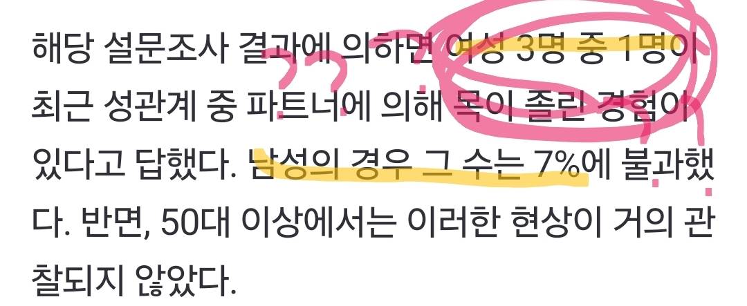 "자극 최대로 올려줘?"...성관계 중 이 행위, 자칫 죽을 수도? | 인스티즈