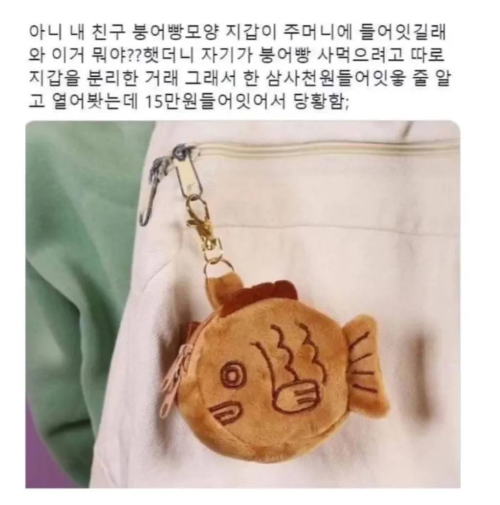 붕어빵 사먹기 위한 용돈 지갑 | 인스티즈