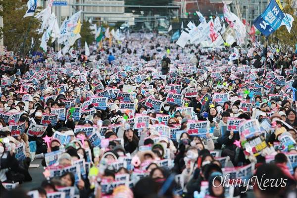 오늘 부산 전포대로 시위 사진 | 인스티즈