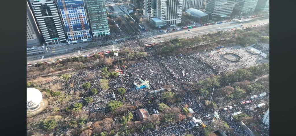 언론에서 보기힘든 어제 여의도공원 뒤쪽 풍경 | 인스티즈