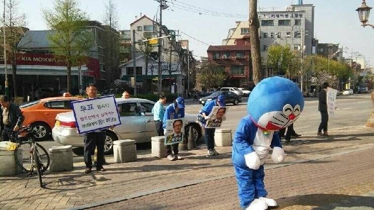 세월호 변호사였던 박주민 의원 선거를 도운 인형탈의 정체 | 인스티즈