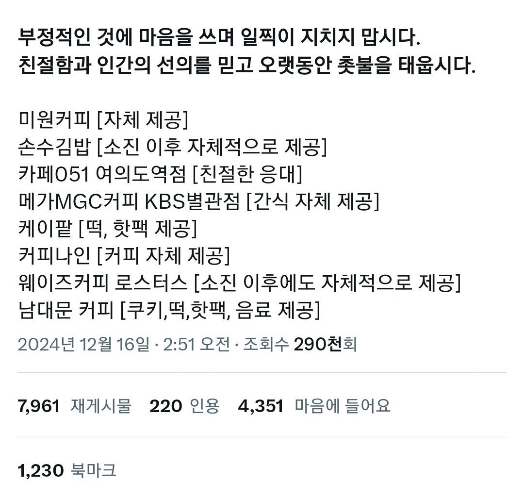 착한 선결제 가게 리스트 공개한 촛불지도 개발자 | 인스티즈