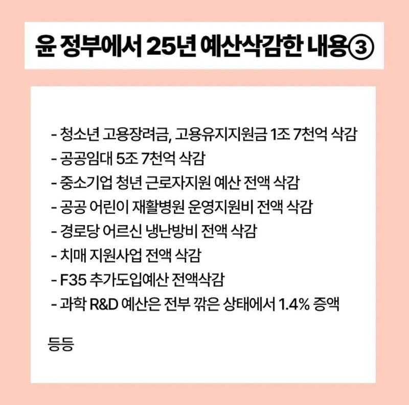 윤석열 정부 삭감 예산vs민주당 삭감 예산 | 인스티즈