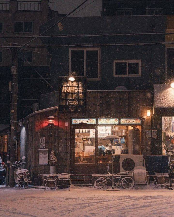 눈 내리는 밤의 서울 풍경 | 인스티즈