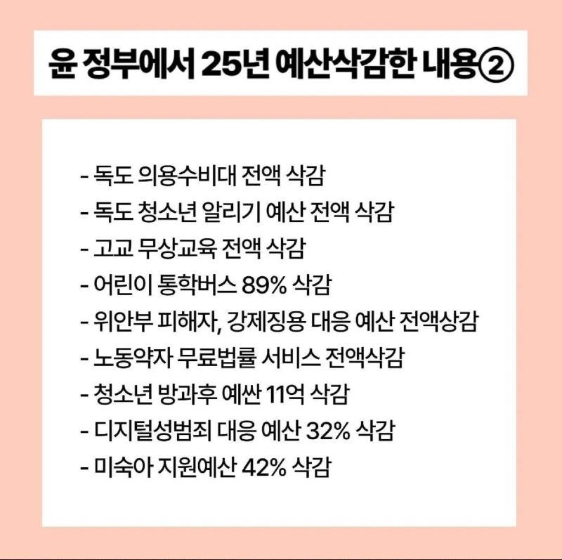 윤석열 정부 삭감 예산vs민주당 삭감 예산 | 인스티즈