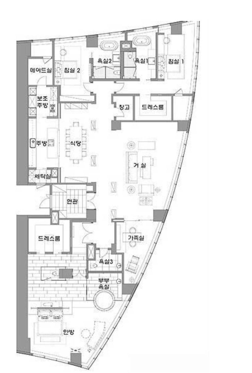 128평 아파트 평면도.jpg | 인스티즈