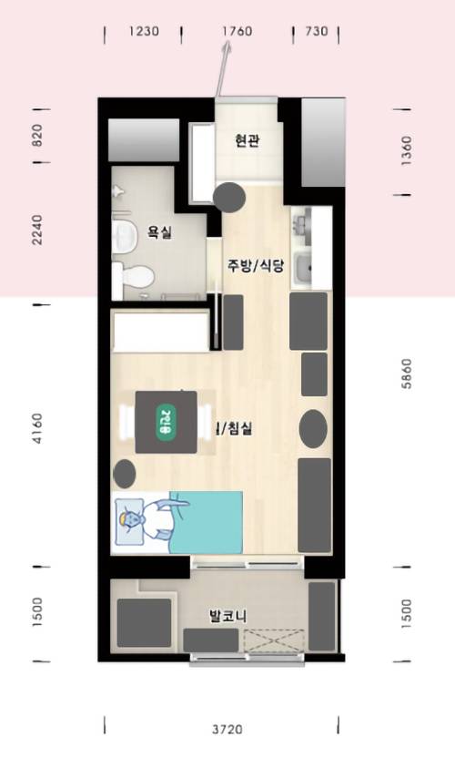 행복주택 21m² 청년형 거주 시뮬레이션 -희망편- | 인스티즈