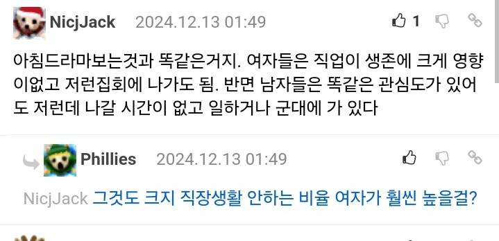 동현이들이 분석한 집회에 여자들이 더 많은 이유 | 인스티즈
