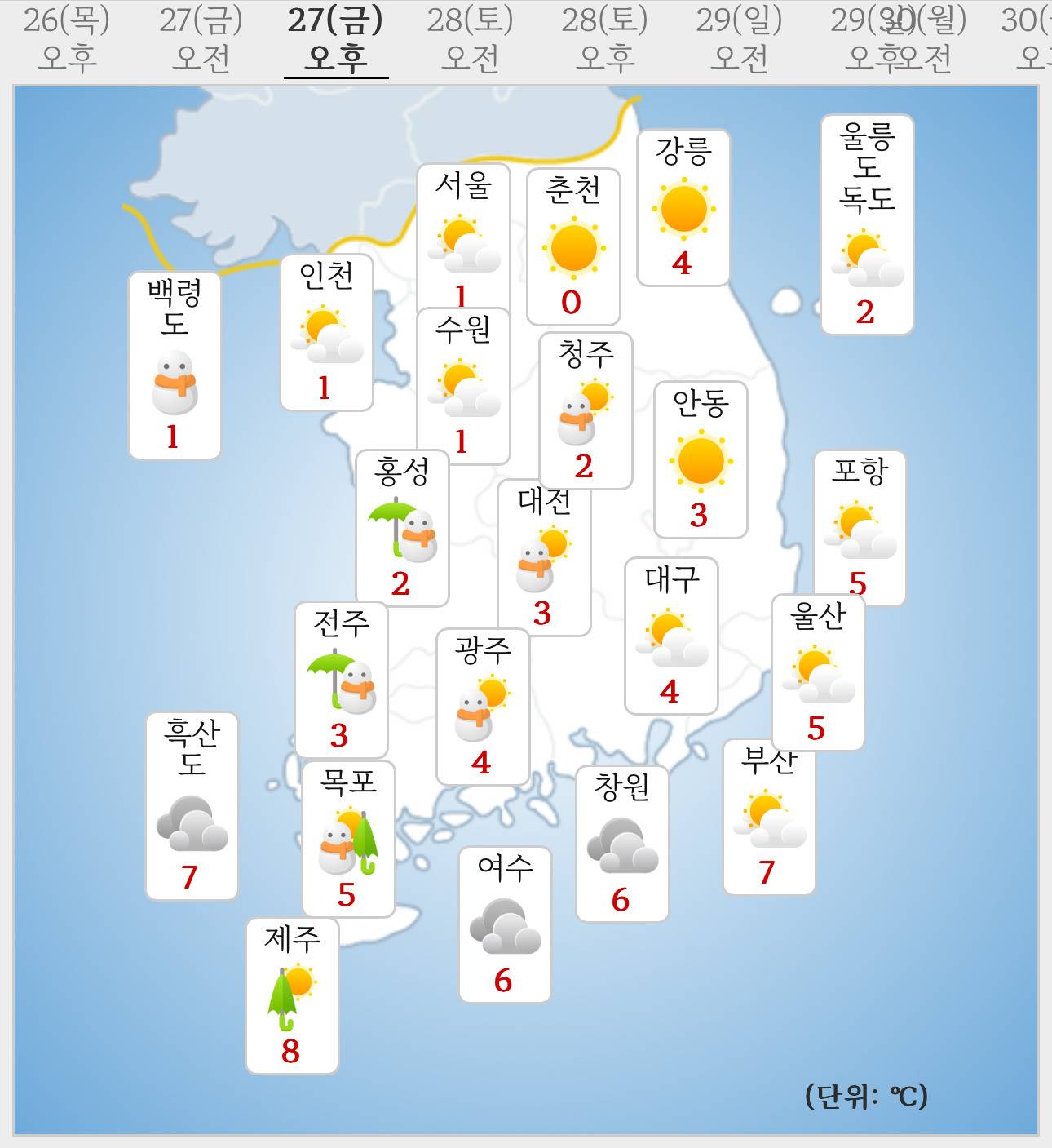 오늘보다 🍚🌾해지는 내일 날씨 | 인스티즈