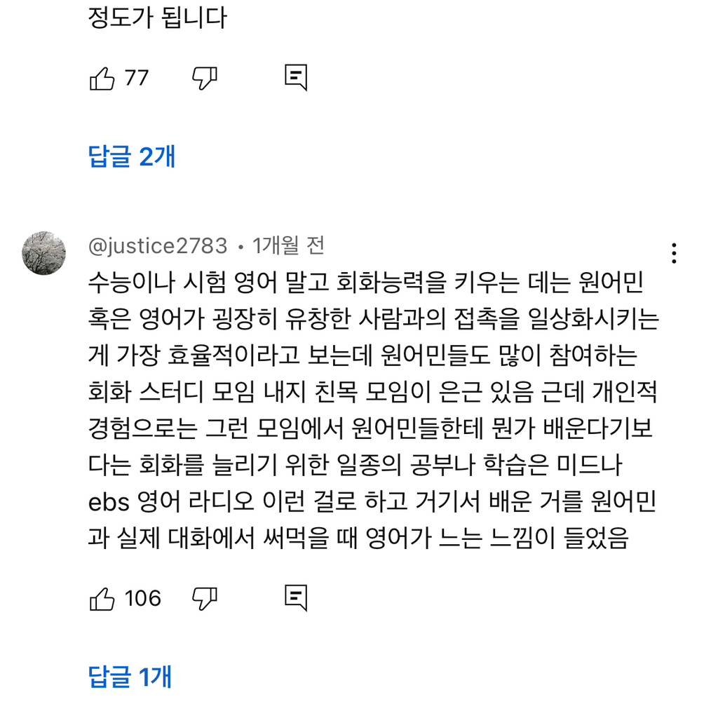 영어회화 단기간에 급격히 늘 수 있는 꿀팁 | 인스티즈