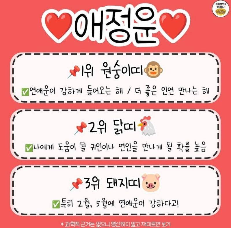 재미로 보는 2025년 금전운•직업운•애정운•문서운•이동운•건강주의•삼재띠 BEST 3 | 인스티즈