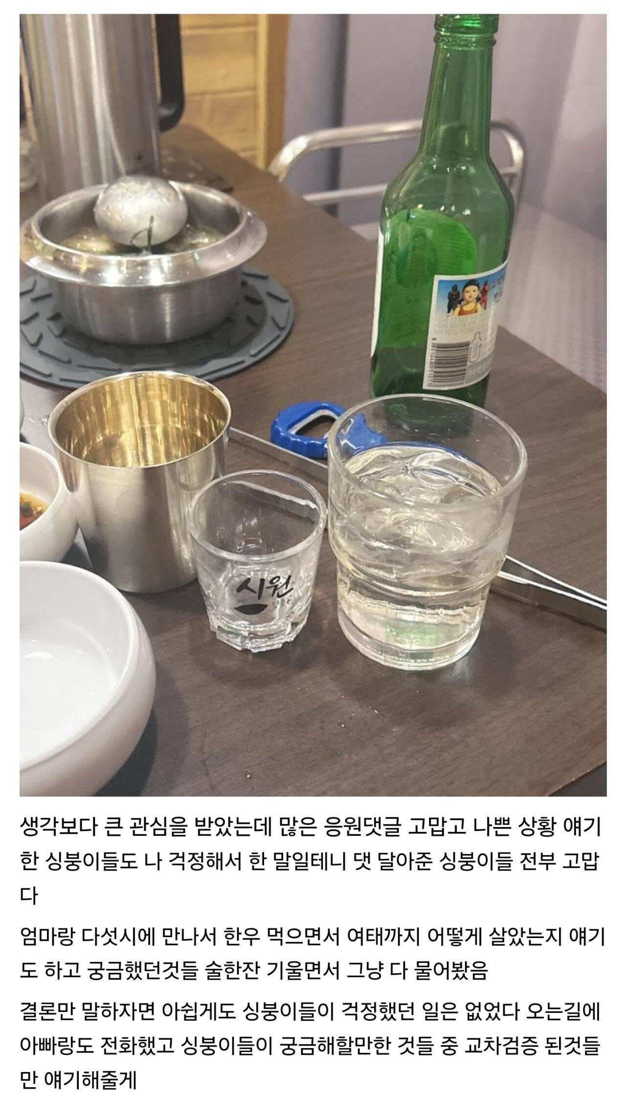 약 20년만에 엄마 처음 보러가는 디씨인의 후기 | 인스티즈
