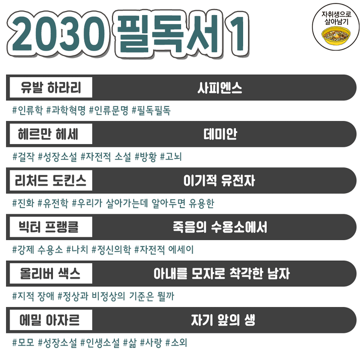 2030 필독 도서 모음 | 인스티즈