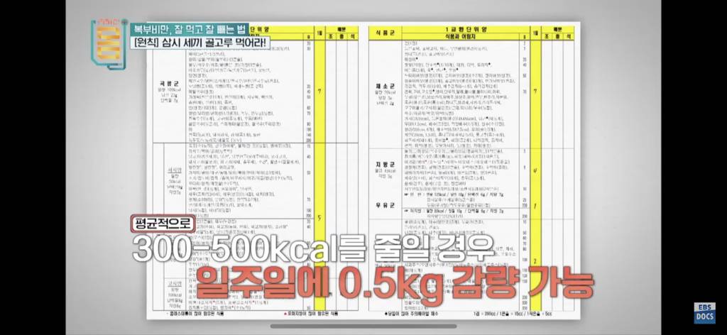 [EBS] 귀하신몸 - 복부비만 잘 먹고 잘 빼는 법 (16일동안 허리둘레 22cm 감소) | 인스티즈