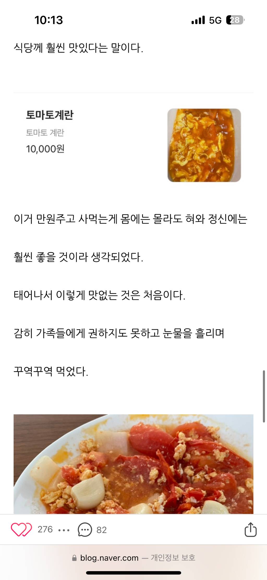 어느 블로거의 토마토계란볶음밥 만들기 | 인스티즈