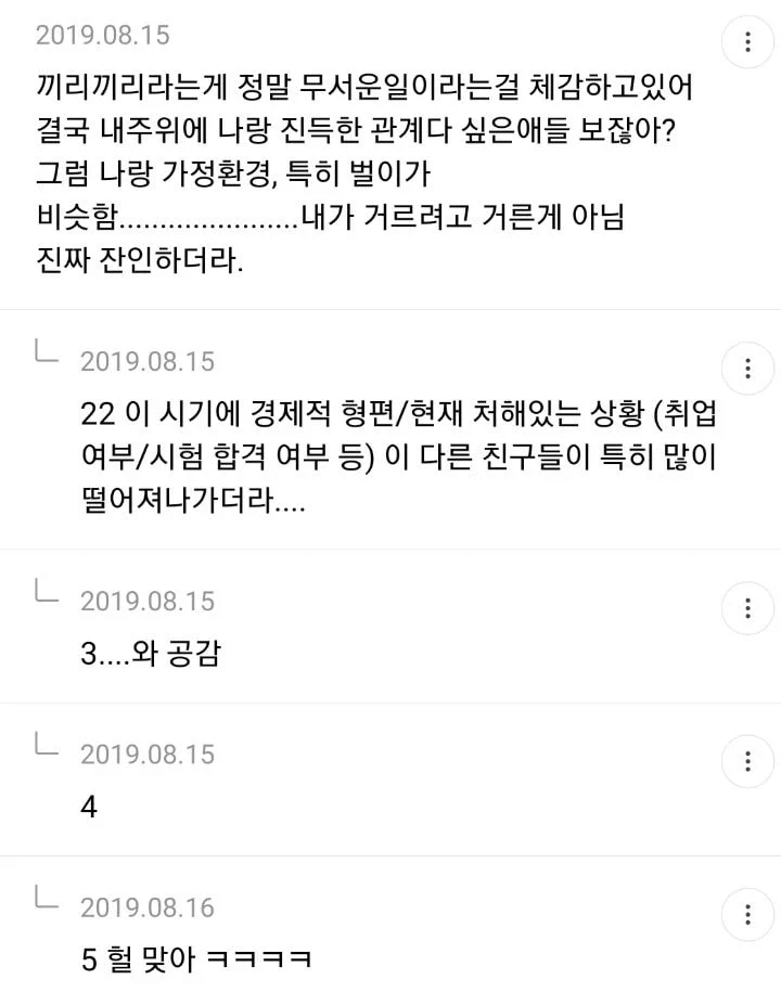 20대 중후반에 온다는 친구관계 암흑기 | 인스티즈