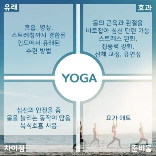 요가와 필라테스 차이 | 인스티즈