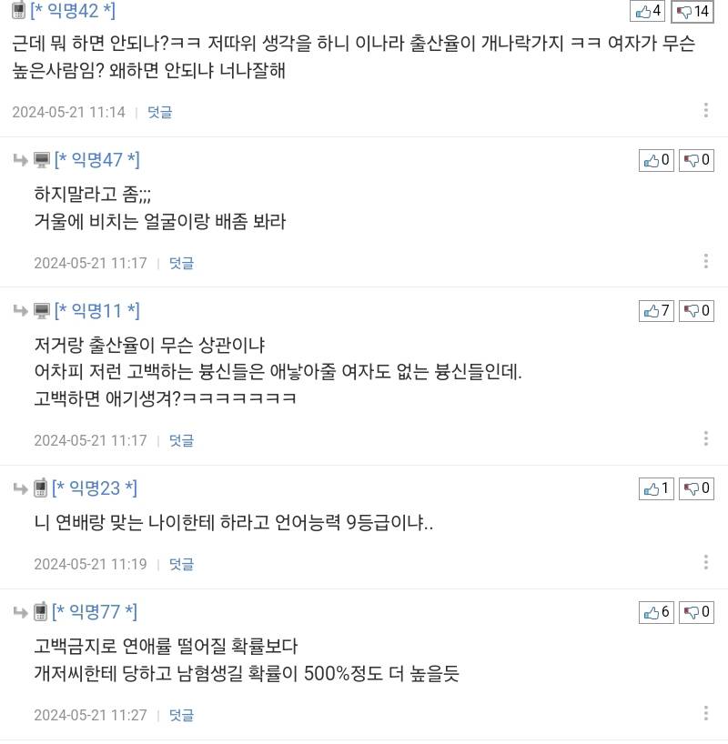 아저씨들 여자 알바생한테 고백 좀 그만합시다.ppomppu | 인스티즈