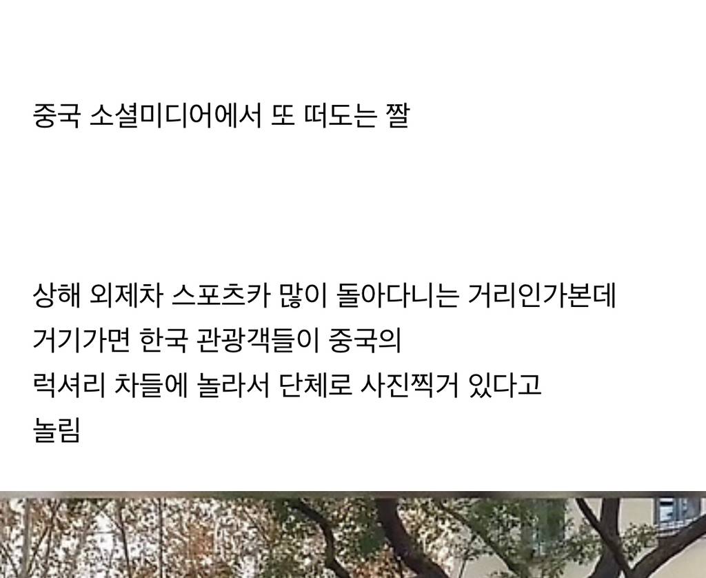 쩌리에 중국인들이 한국인 관광객 앞에서 슈퍼카 탄다는 글 그거 왜그러는지 이유 설명해줄게 | 인스티즈