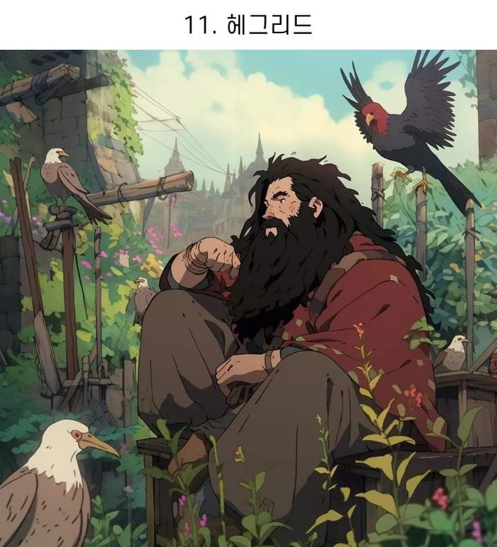 AI가 지브리 그림체로 그린 해리포터 등장 인물들 | 인스티즈