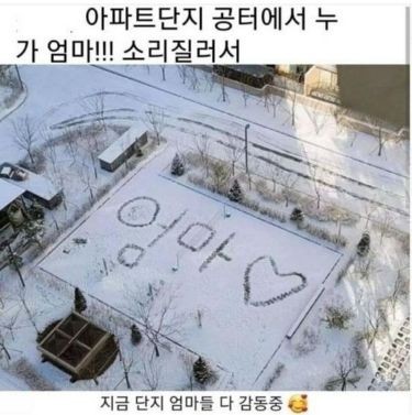 아파트단지 공터에서 누가 엄마!!! 소리 질러서 | 인스티즈