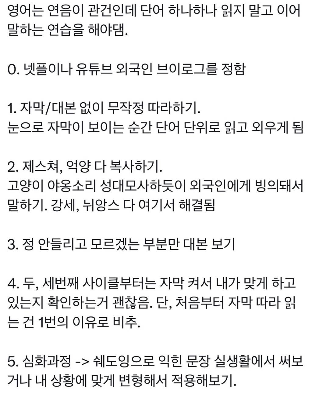 이거 보면 영어공부 어떻게 해야 하는지 바로 깨달을 수 있음 | 인스티즈