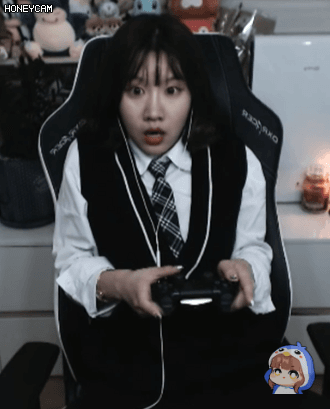 제작자도 뿌듯해 할 스트리머의 공포게임 리액션.gif | 인스티즈