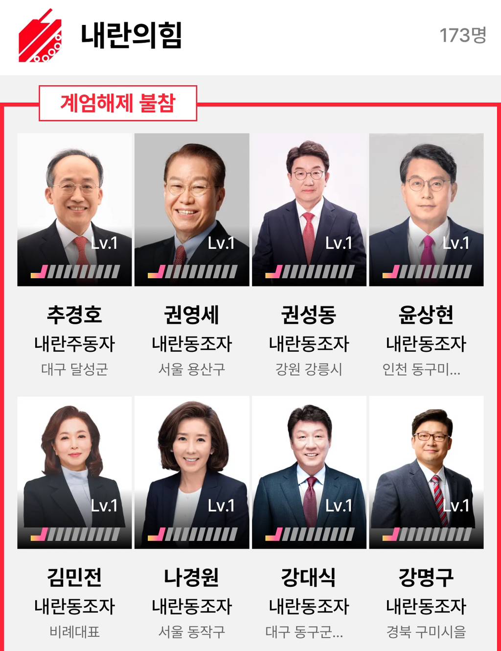 내란범죄혐의자명단(new) | 인스티즈